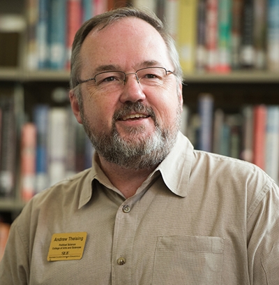 SIUE’s Andy Theising, PhD, professor of political science. 